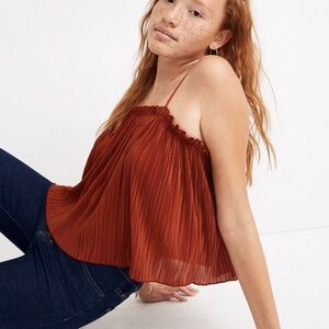 Texture & Thread Micropleat Tank Top | Madewell